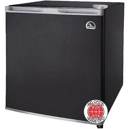 Igloo 1.6-cu ft Refrigerator, Compressor cooling, Low energy consumption, Adjustable thermostat,Separate ice cube...