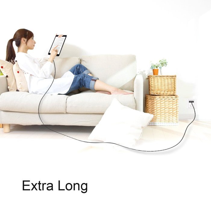 Maxcury&reg; [5-Pack] Premium High Speed Micro USB Cables Extral Short [1ft 0.3m] Extra Long [10.5ft 3.2m] Sync and...