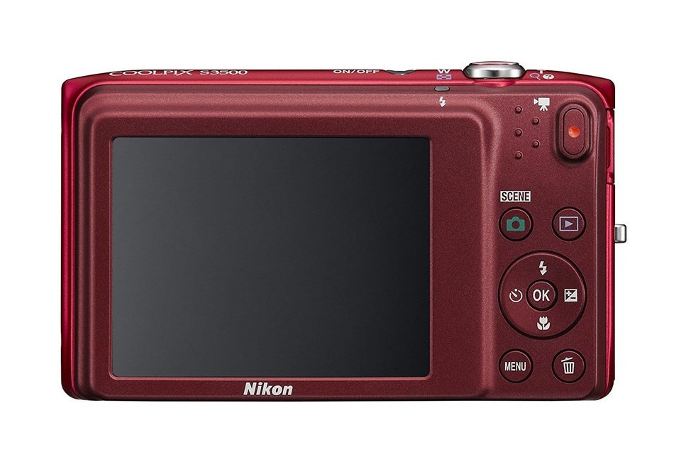 Nikon COOLPIX S3500 20.1 MP Digital Camera with 7x Zoom (Decorative Pink) (OLD MODEL) N4