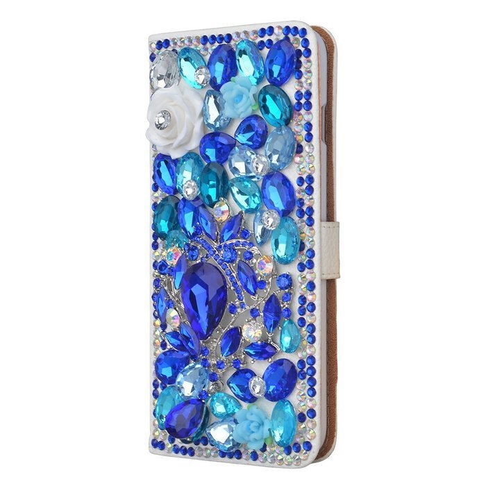 Note 5 Case, Galaxy Note 5 Case,Yaheeda Premium PU Leather [3D Metal Accessory ] Bling Diamond Crystal [Card Slot... N64