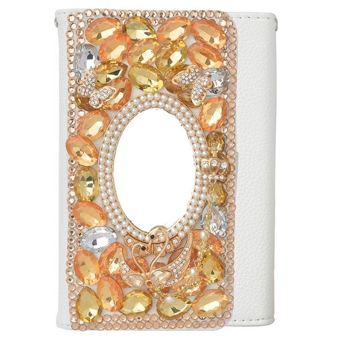 Note 5 Case, Galaxy Note 5 Case,Yaheeda Premium PU Leather [3D Metal Accessory ] Bling Diamond Crystal [Card Slot... N68