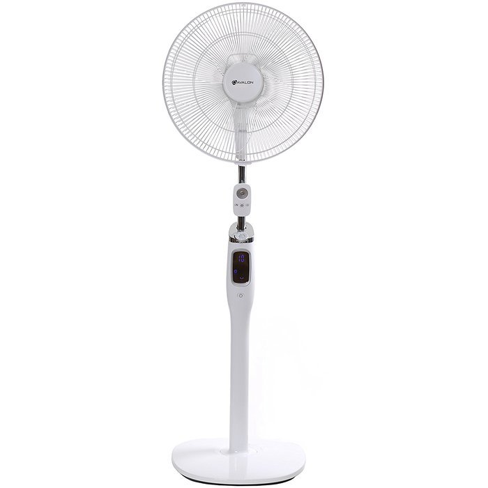 Avalon High Velocity 16 Inch Stand Fan with Remote