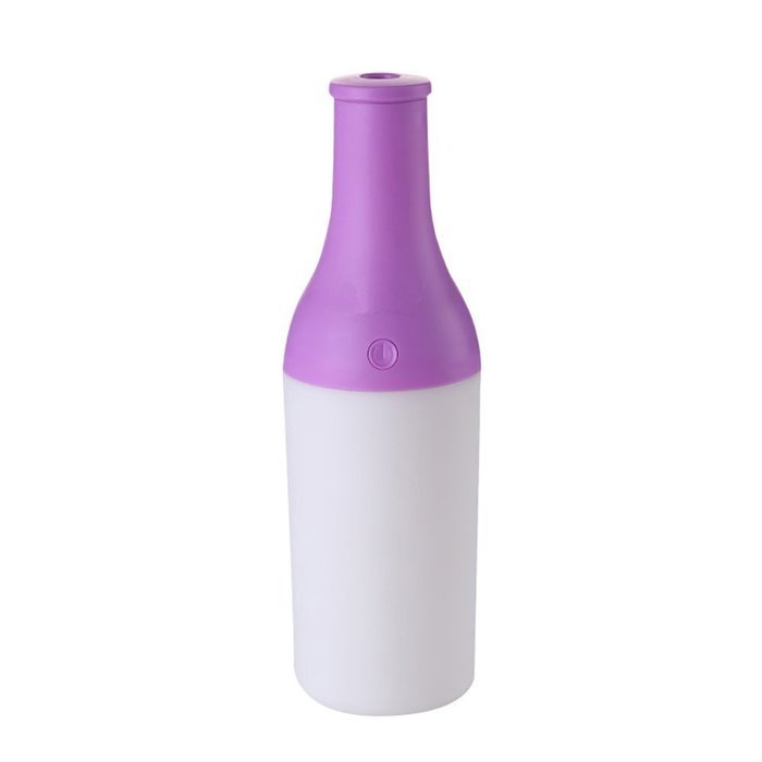 MyLifeUNIT Bottle Shaped USB Car Humidifier Atomizer with LED Light for Car Home Office Use (Pink) N5