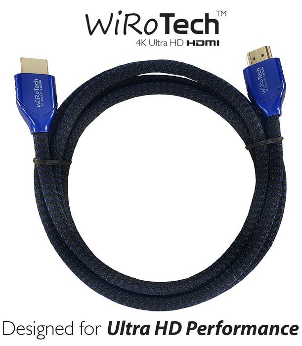 WiRoTech Green HDMI Cable 4K Ultra HD (6 Feet, Green) N26