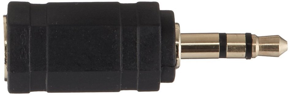 Monoprice 107129 3.5mm Stereo Plug to 3.5mm Mono Jack Adaptor, Gold Plated N2