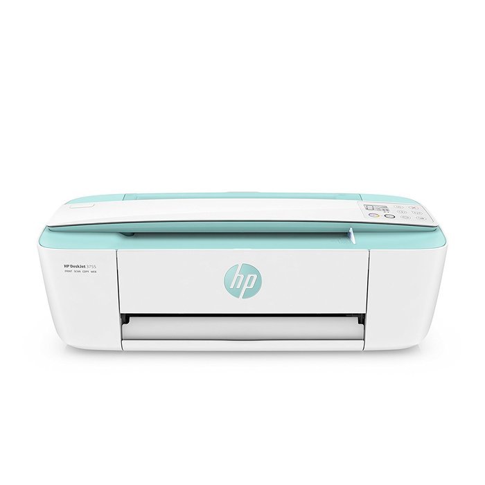 HP DeskJet 3755 Compact All-in-One Photo Printer with Wireless & Mobile Printing, Instant Ink ready - Blue Accent... N7