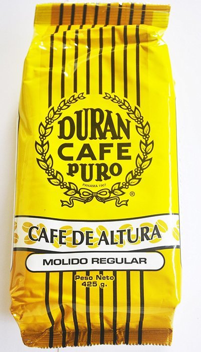 Caf&eacute; Duran Best Panama Ground Coffee Duran 15oz. Package Panama's Highest Quality Traditional Highland Coffee... N3