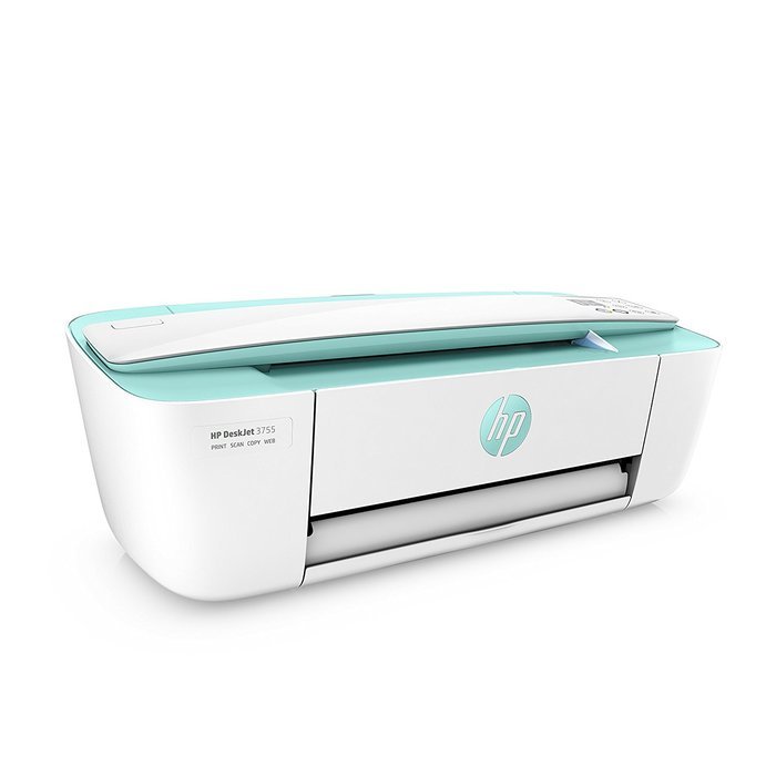 HP DeskJet 3755 Compact All-in-One Photo Printer with Wireless & Mobile Printing, Instant Ink ready - Blue Accent... N8