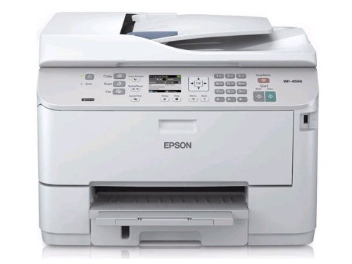 Epson WorkForce Pro WP-4590 Inkjet Multifunction Printer - Color - Plain Paper Print - Desktop C11CB31201