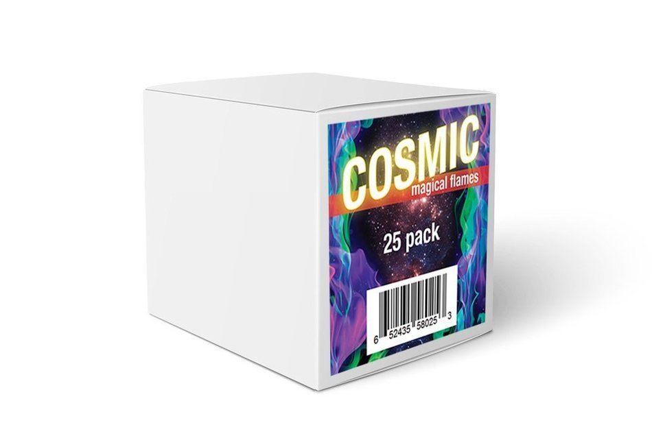 Magical Flames Vibrant & Colorful Flames for Wood Burning Fires (25 Pack) N14