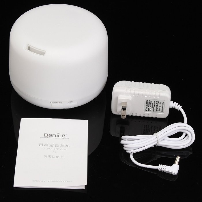 Aroma Diffuser,EIVOTOR 300ml Aromatherapy,Essential Oil Diffuser,Portable Ultrasonic Aroma Humidifier with 7 Color... N8