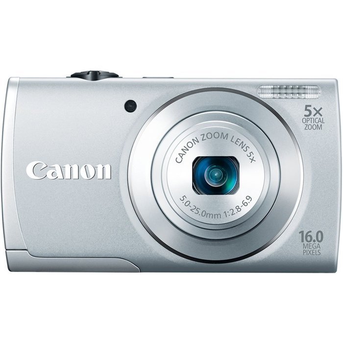 Canon PowerShot A2600 IS 16.0 MP Digital Camera with 5x Optical Zoom and 720p Full HD Video Recording (Black)...
