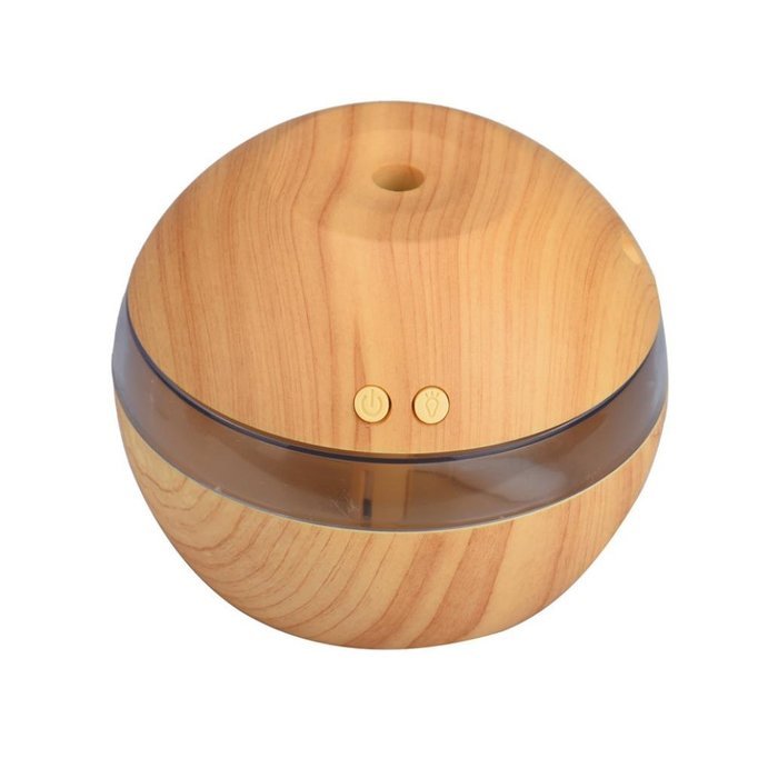 Muangan 300ml Aroma Essential Oil Diffuser, Wood Grain Ultrasonic Cool Mist Humidifier for Office Home Bedroom... N6