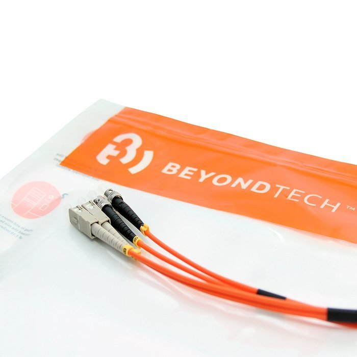 LC to LC Fiber Patch Cable Multimode Duplex - 20m (65ft) - 62.5/125 OM1 - Beyondtech PureOptics Series N5