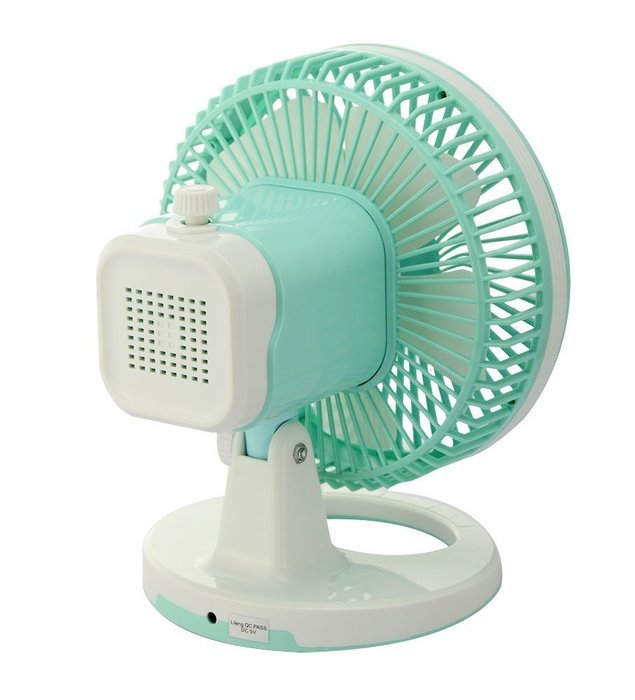 E-joy&reg; Mini USB Powered Flexible Gooseneck Fan LED Cooling Flashing USB Temperature Fan for PC Laptop Notebook... N33
