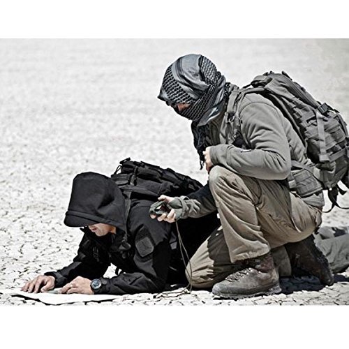 Winter Military Windproof Scarf Muslim Hijab Shemagh Tactical Desert Arabic Keffiyeh Scarf 100% Cotton Thickened... N6