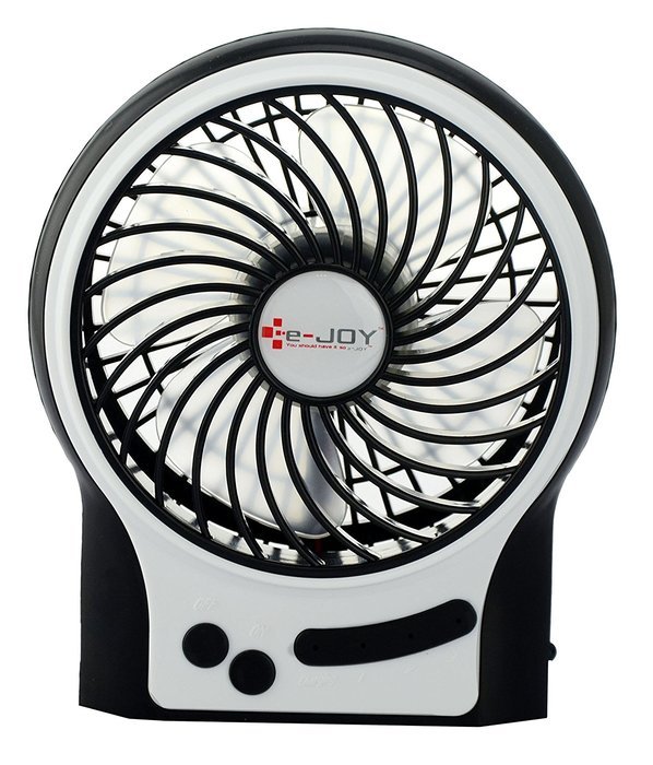 E-joy&reg; Mini USB Powered Flexible Gooseneck Fan LED Cooling Flashing USB Temperature Fan for PC Laptop Notebook... N38