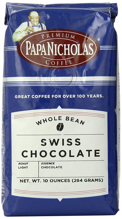 PapaNicholas Coffee Whole Bean Coffee, Italian Espresso, 10 Ounce N87