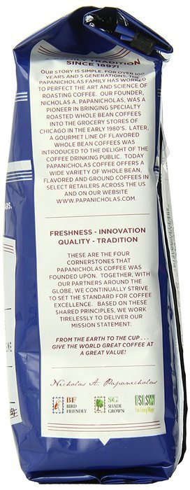 PapaNicholas Coffee Whole Bean Coffee, Italian Espresso, 10 Ounce N89