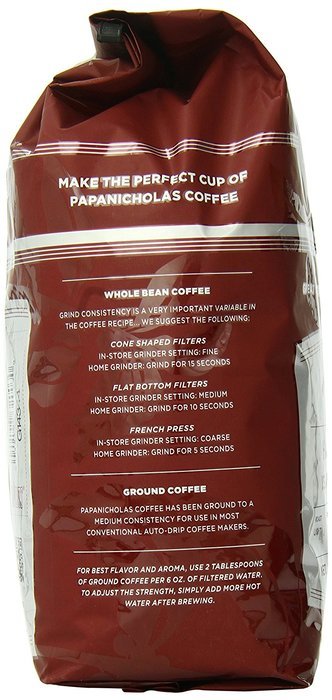 PapaNicholas Coffee Whole Bean Coffee, Italian Espresso, 10 Ounce N91