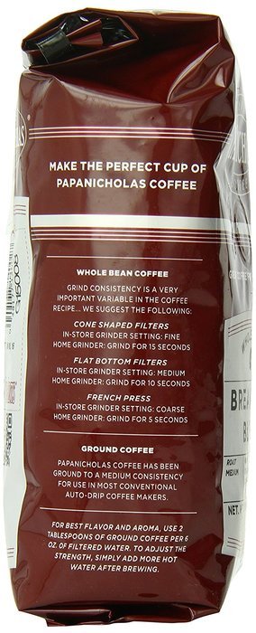 PapaNicholas Coffee Whole Bean Coffee, Italian Espresso, 10 Ounce N94