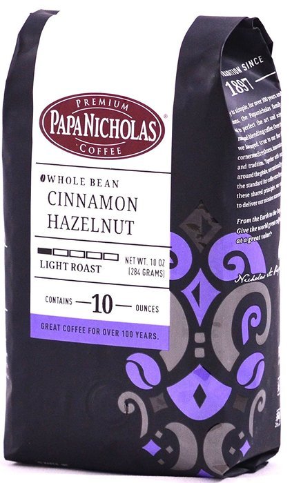 PapaNicholas Coffee Whole Bean Coffee, Italian Espresso, 10 Ounce N95