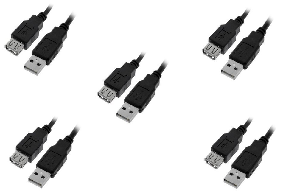 C&E 10 Pack USB 2.0 Extension Cable 15 Feet CNE460272