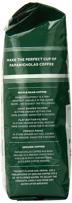 PapaNicholas Coffee Whole Bean Coffee, Italian Espresso, 10 Ounce N104