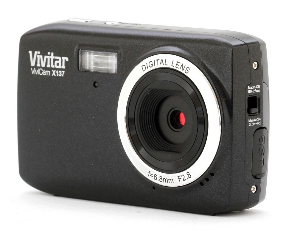 Vivitar VX137-PUR 10.1MP Digital Touch Screen Camera with 1.8-Inch LCD Screen - Body Only (Purple)