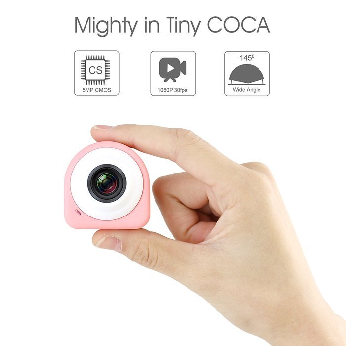 Sumsonic COCA+ Mini Lifestyle Action Camera HD 1080p Digital Video Camcorder with Smart Remote, WI-FI, Magnetic...