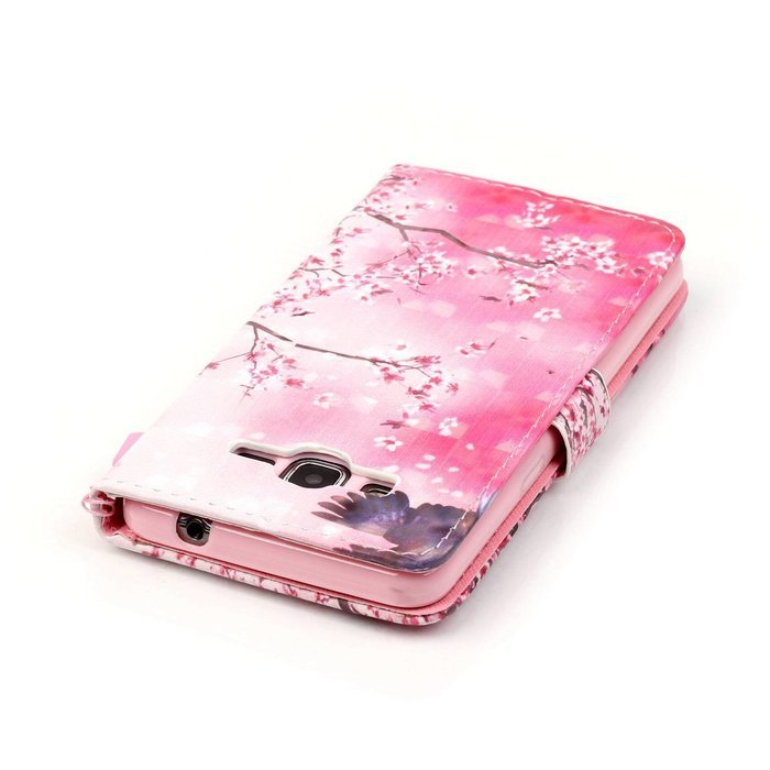 Samsung Galaxy Grand Prime Case,Yaheeda [3D Colored Drawing] [Flip Fit] Premium PU Leather Card-Slots Cash-Slots... N17
