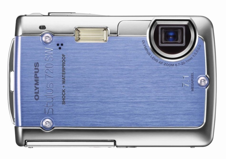 Olympus Stylus 720SW 7.1MP Ultra Slim Digital Camera with 3x Optical Zoom (Silver) N2