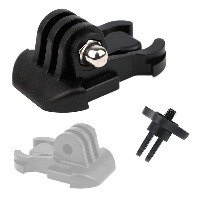 DURAGADGET Horizontal Surface Quick-Release Buckle Strap Mount For GoPro Hero 1, Hero 2, Hero 3, Hero 3+ Plus,...
