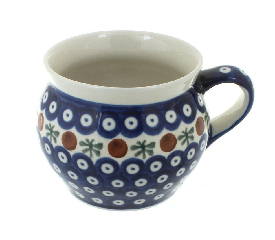 Polish Pottery Nature Bell Shaped Mug