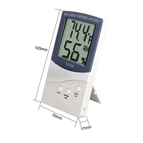 Hrph Digital Lcd Indoor Outdoor Thermometer Hygrometer Accurate 