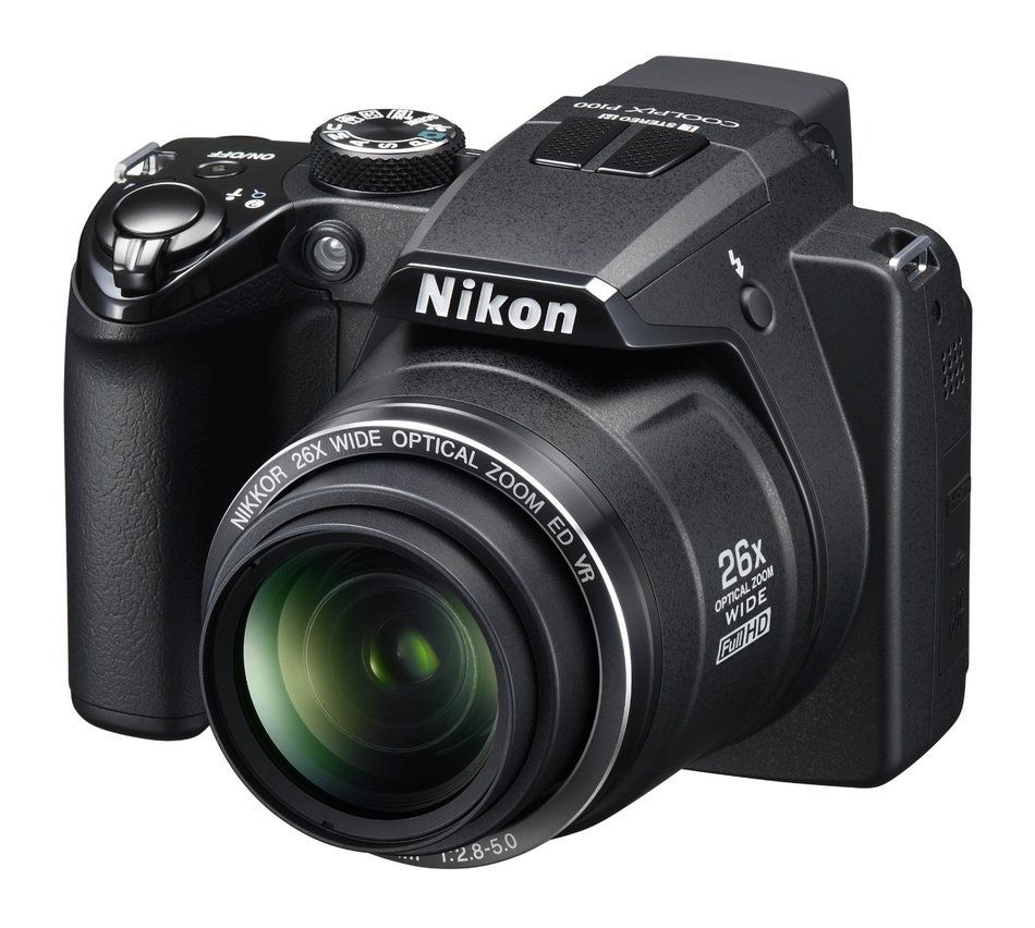 Nikon Coolpix P100 10 MP Digital Camera with 26x Optical Vibration Reduction (VR) Zoom and 3-Inch LCD (Black)...