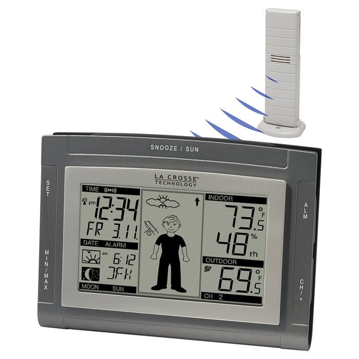 La Crosse Technology WS-9611U-IT Wireless Sun/Moon Forecast Station with Oscar Outlook N4