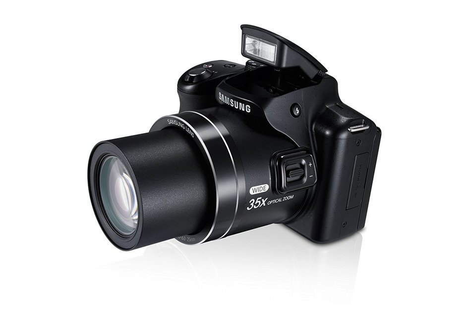 Samsung WB2100 16.4MP CMOS Digital Camera with 35x Optical Zoom, 3.0" LCD Screen and 1080i HD Video (Black) (... N2