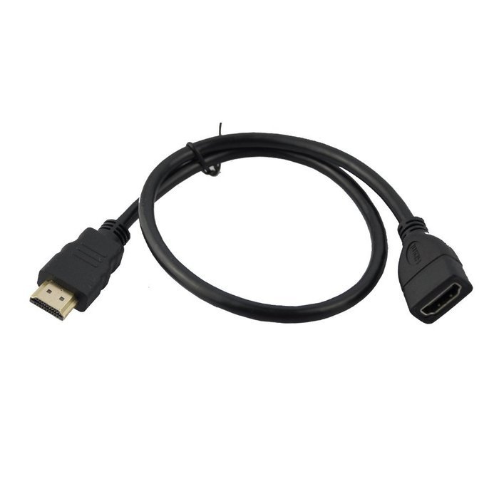 Seadream 20" 50CM 90 Degree HDMI Right-toward Male to HDMI Female Cable Adapter Connector (Right-toward)