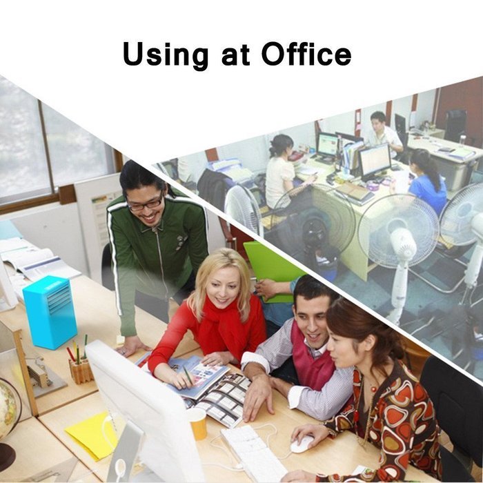 Ankeer Portable Air Conditioner Mini Desktop Computer Fan Grill Personal Table Fan Quiet Air Circulator Refrigeration... N3