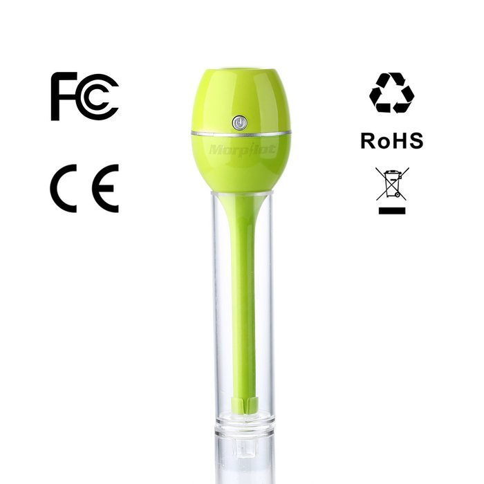 Morpilot Portable USB Mini Magic Wand Stick Ultrasonic Aromatherapy Diffuser Purifier Humidifier with Water Cup... N23