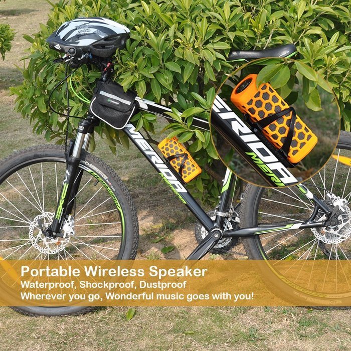 Portable Hi-fi Wireless Bluetooth Speaker Waterproof with Power Bank, Built-in 7000mAh Rechargeable Battery, 20... N4
