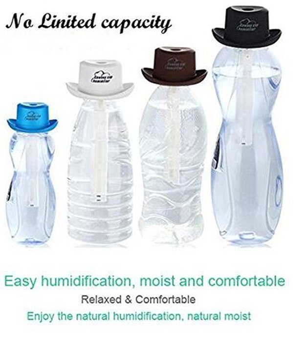 Lighting S Office USB Charge Cowboy Hat Mini Humidifier 51ml Mist Output Fresh and Moist Can Independent operation N2