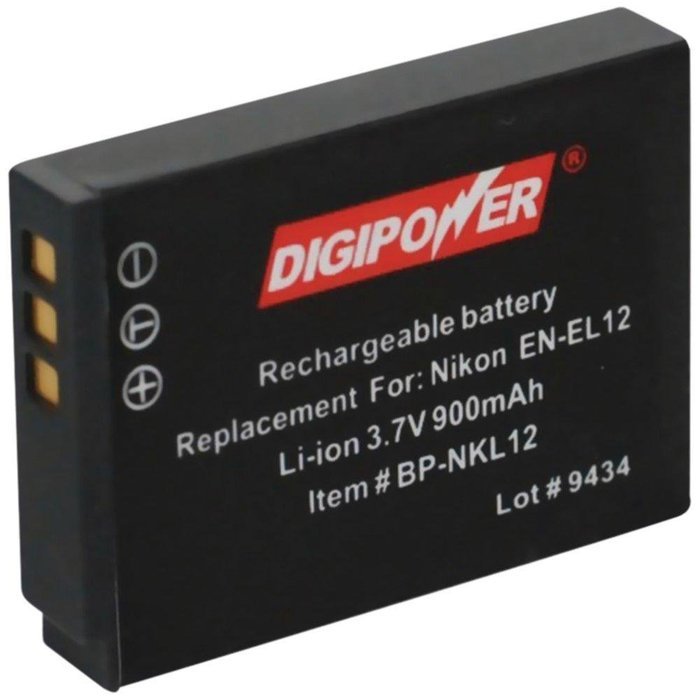 DIGIPOWER BP-NKL12 Nikon(R) EN-EL12 Digital Camera Replacement Battery consumer electronics