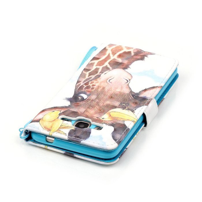 Samsung Galaxy Grand Prime Case,Yaheeda [3D Colored Drawing] [Flip Fit] Premium PU Leather Card-Slots Cash-Slots... N29