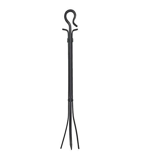 Hand-Forged Fireplace Tongs