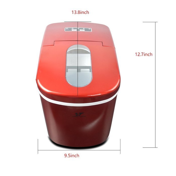 YT IM-12AR Portable Ice Maker, 26 Lbs ice every 24 hours, Sliver