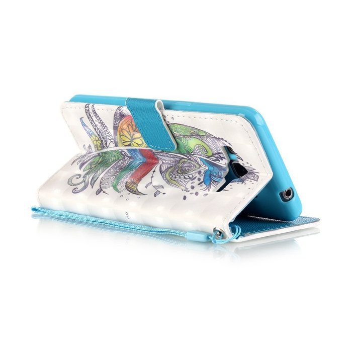 Samsung Galaxy Grand Prime Case,Yaheeda [3D Colored Drawing] [Flip Fit] Premium PU Leather Card-Slots Cash-Slots... N38