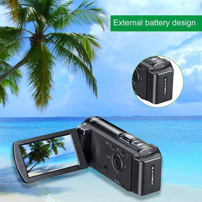 Digital Camcorder Camera,PowerLead PL-301 24MP 1080P Digital Video Camera with 2.7" LCD Display 16x Digital Zoom N2