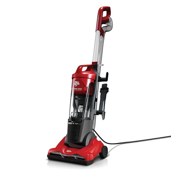 Dirt Devil UD20125B Power Duo Carpet and Hard Floor Cyclonic Bagless Corded Upright Vacuum Cleaner N2
